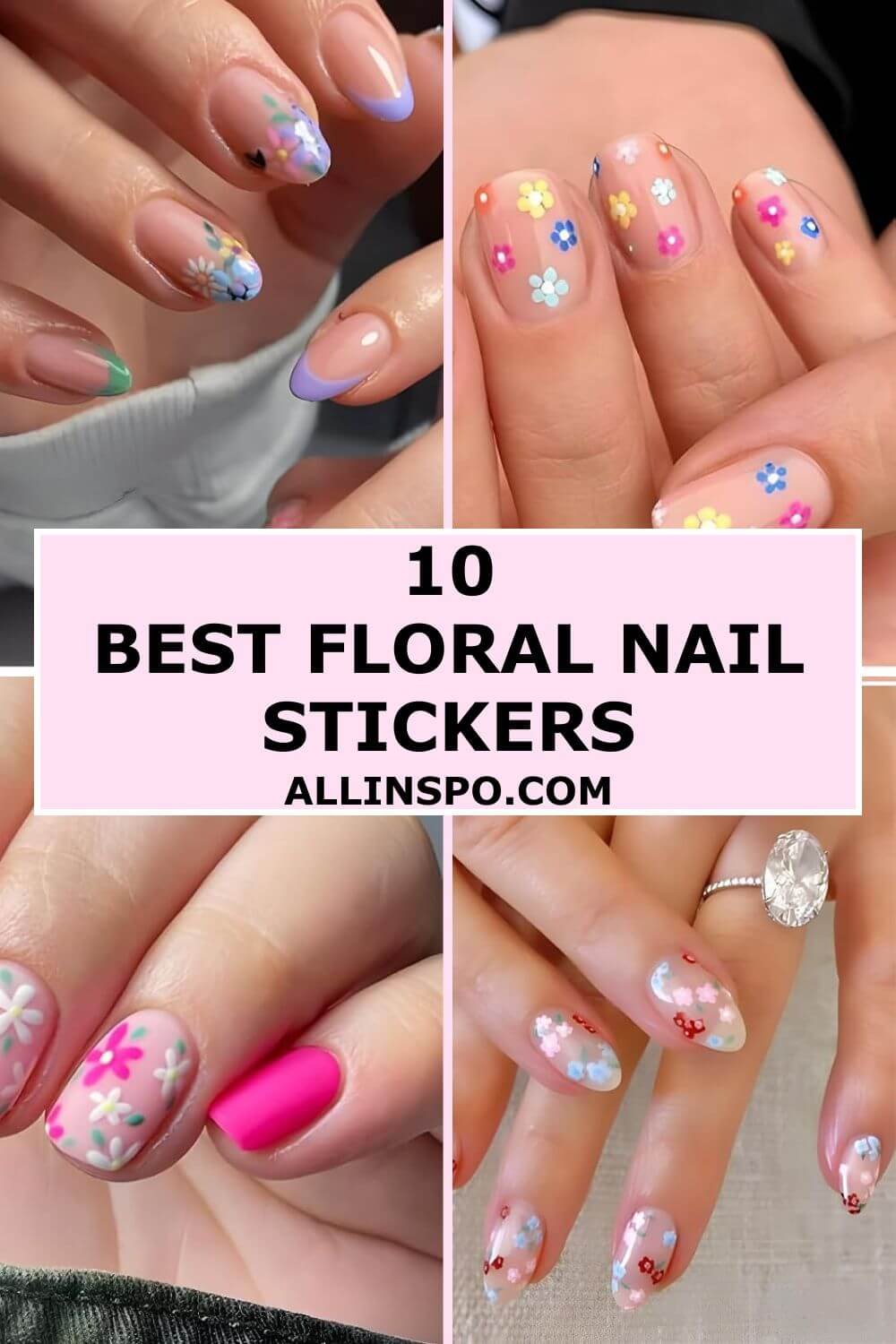 10 best floral nail stickers