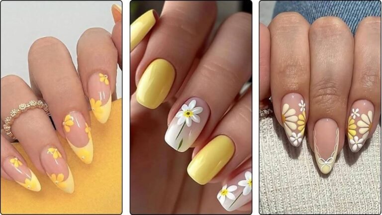 best butter yellow nails press on-462 close up